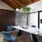 Calligaris Icaro design tafel met blad in hout of keramiek - 1